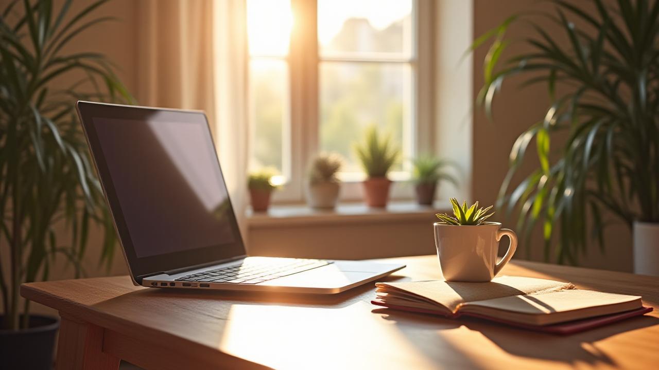 Freelance creativa al lavoro